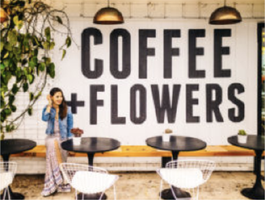 coffee and flowers cafe